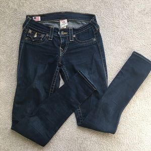True religion mid rise jeans
